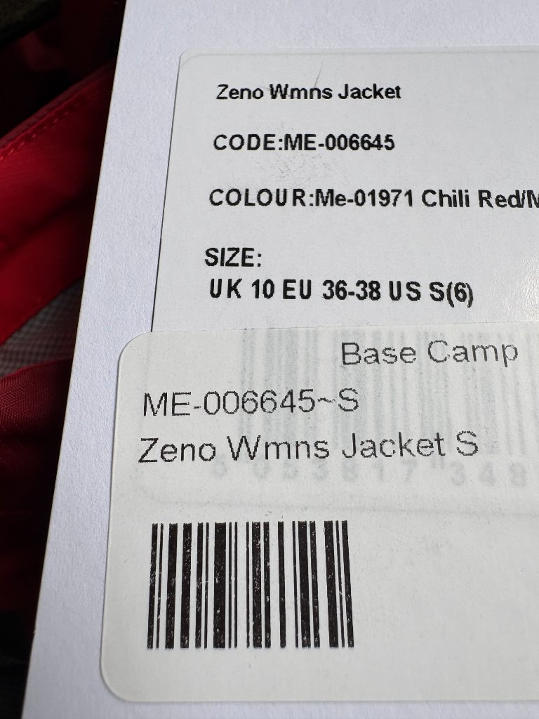 Chili Red/Merlot Mountain Equipment Drilite Zeno Women's Jacket Size Us S/6 — image 6 of 6